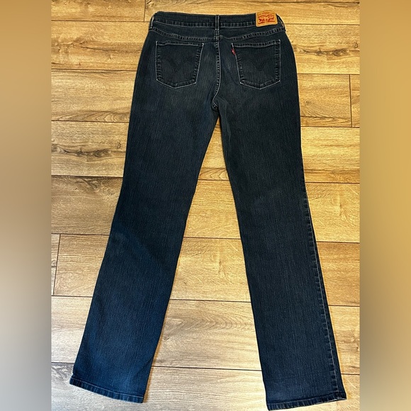 Levi’s 505 | straight leg size 10 dark blue jeans - measurements in pics - Picture 6 of 9